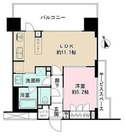 ベリスタ文京関口 2階 間取り図