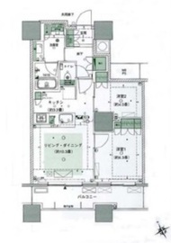 ザ・パークハウス西新宿タワー60 20階 間取り図