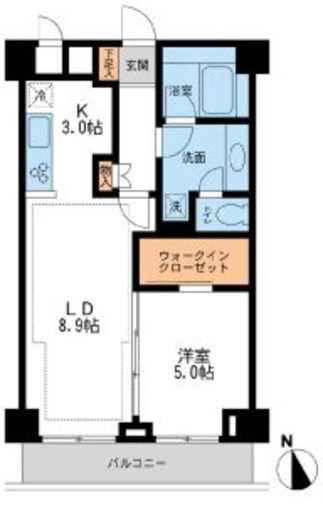 NTPRレジデンス鷹番 103 間取り図