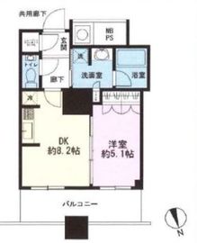 ザ・パークハウス西新宿タワー60 45階 間取り図