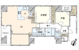 Sタワー 19階 間取り図