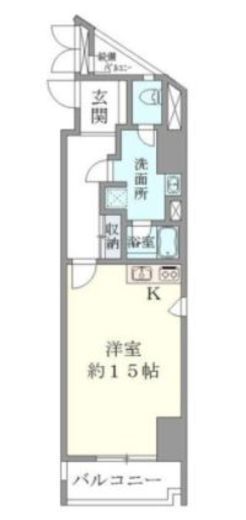 アーノンブライト一番町 802 間取り図