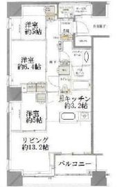 ル・サンク大崎ウィズタワー 16階 間取り図