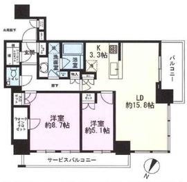 ブリリアザ・タワー東京八重洲アベニュー 4階 間取り図