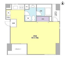 セディア恵比寿 302 間取り図