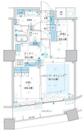 ザ・パークハウス西新宿タワー60 19階 間取り図