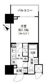 パークリュクス白金高輪 3階 間取り図