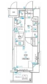 ガリシア浜松町 7階 間取り図