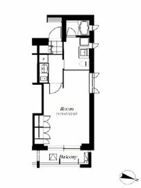 フレンシア麻布 303 間取り図