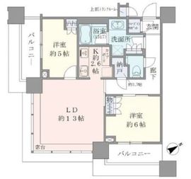 ブリリアタワーズ目黒 10階 間取り図