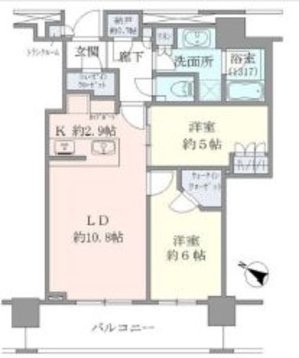 ブリリアザ・タワー東京八重洲アベニュー 27階 間取り図