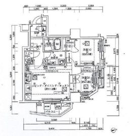 グローリオ戸越銀座 7階 間取り図