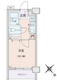 エコロジー都立大学レジデンス 423 間取り図