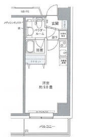 プライムアーバン豊洲 515 間取り図