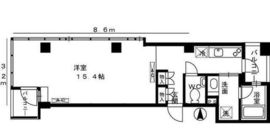 エクシーナ四谷 401 間取り図