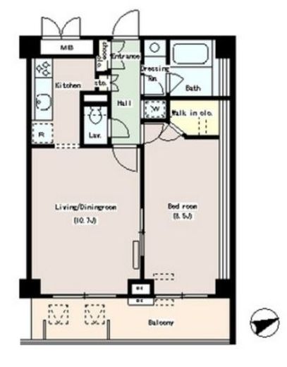 パークプレイス三田 306 間取り図