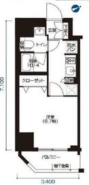 アーバネックス大森 804 間取り図