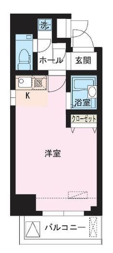 レジディア大井町 602 間取り図