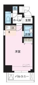 レジディア大井町 602 間取り図