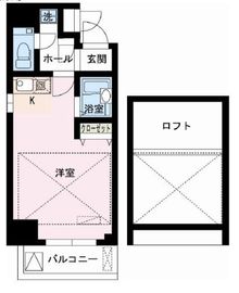 レジディア大井町 1302 間取り図