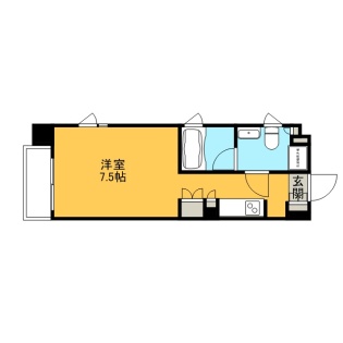 イプセ蒲田ウエスト 101 間取り図