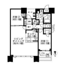 ドゥ・トゥール 11階 間取り図