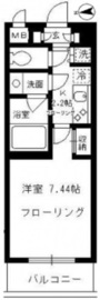 ラ・グランドゥール白金 202 間取り図