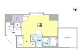 リバーレ月島 506 間取り図