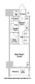 コンフォリア門前仲町 1210 間取り図