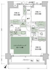シティハウス大塚ステーションコート 11階 間取り図