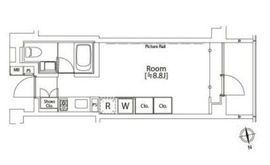 カスタリア市ヶ谷 406 間取り図