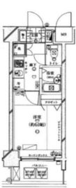 ガリシア早稲田 6階 間取り図