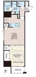 フレール大塚 504 間取り図