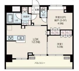 ベルデ茗荷谷 302 間取り図