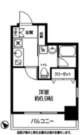 プライマル茅場町 202 間取り図