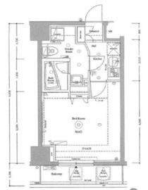 アクサス神楽坂Sta． 5階 間取り図