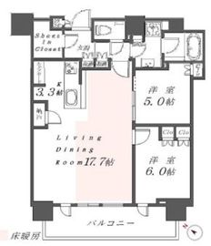 ブリリアザ・タワー東京八重洲アベニュー 13階 間取り図