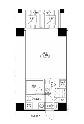 クイズ恵比寿 513 間取り図