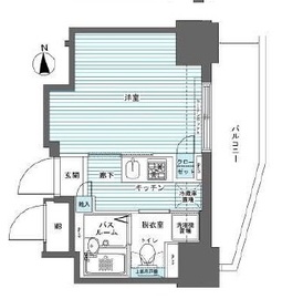 フェニックス西参道タワー 4階 間取り図