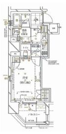 アトラス新宿左門町 8階 間取り図