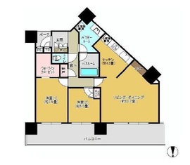 シティタワー品川 15階 間取り図