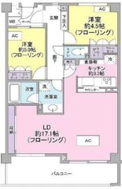 パークグランディ代々木 3階 間取り図