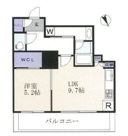 ザ・パークハウス西新宿タワー60 19階 間取り図