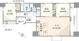 ウィルローズ日本橋蛎殻町 5階 間取り図