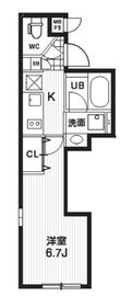 コスモリード目黒花房山 102 間取り図