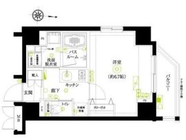 フェニックス浜松町 4階 間取り図