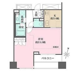 パークハウス平河町 2階 間取り図