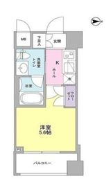 ラクラス新中野 502 間取り図