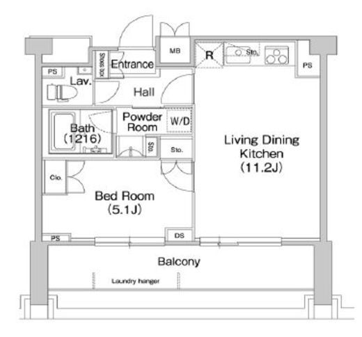 コンフォリア駒場 410 間取り図