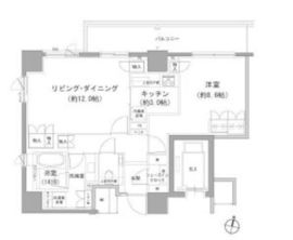 パークハウス平河町 6階 間取り図